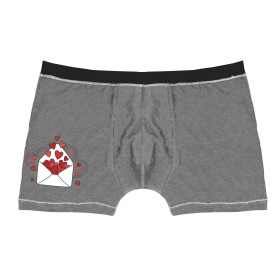 MEN'S BOXER SHORTS - VALENTINE'S LETTER (HAPPY VALENTINE’S DAY)