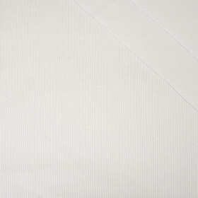 D-01 WHITE - Ribbed knit fabric