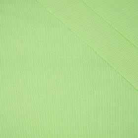 D-122 LIGHT GREEN - Ribbed knit fabric