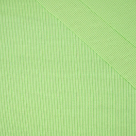 D-122 LIGHT GREEN - Ribbed knit fabric