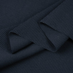 D-129 ANTHRACITE - Ribbed knit fabric