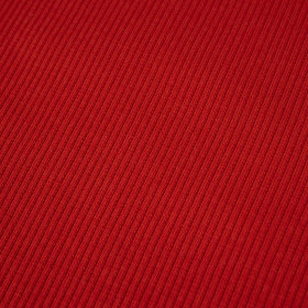 D-18 RED - Ribbed knit fabric