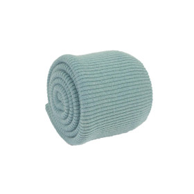 9cm D-46 DUCK EGG BLUE - elastic sweat in convex stripes SD
