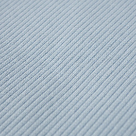 D-75 LIGHT BLUE - Ribbed knit fabric