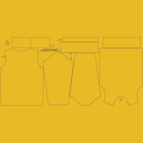 CHILDREN'S (NOE) SWEATSHIRT - B-14 SPICY MUSTARD - looped knit fabric 