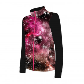 "MAX" CHILDREN'S TRAINING JACKET - WATERCOLOR GALAXY PAT. 9 - knit with short nap