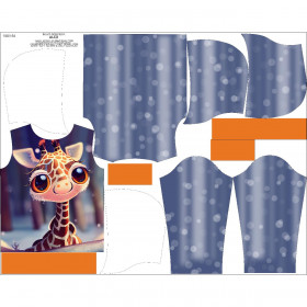 KID'S HOODIE (ALEX) - ANIMATED GIRAFFE - sewing set