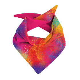 KID'S CAP AND SCARF (MOUSE) - COLORFUL SPECKS 48-50