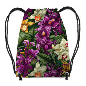 GYM BAG - EXOTIC ORCHIDS PAT. 7 - sewing set