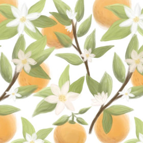 ORANGES no. 2 / white