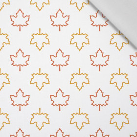HALLOWEEN MAPLE LEAVES / Contour - Cotton woven fabric