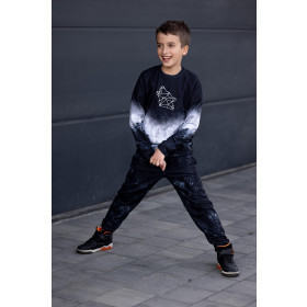 Children's tracksuit (MILAN) - MOUNTAINS / TRIANGLES - sewing set