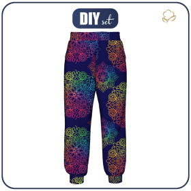 WOMEN'S JOGGERS (NOEMI) - MANDALA pat. 4 - sewing set