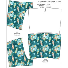 Boy's swim trunks - SURFBOARDS AND WAVES 98-104