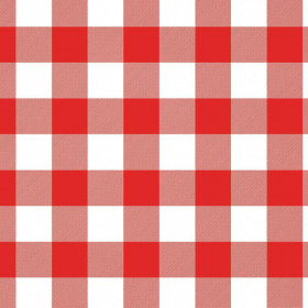 VICHY GRID RED / white - Cotton woven fabric