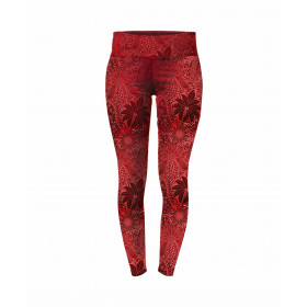 SPORTS LEGGINGS -  RED LACE