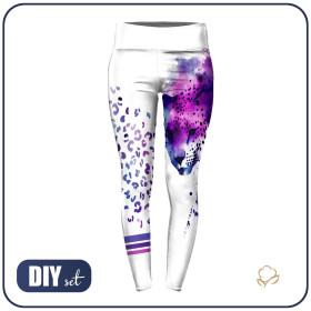 SPORTS LEGGINGS - GEPARD FACE - sewing set