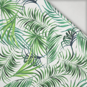 PALM LEAVES pat. 4 / white - swimsuit lycra