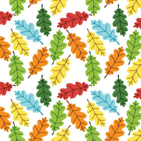 OKTOBERFEST LEAVES - Cotton woven fabric