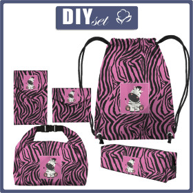 PUPIL PACKAGE - NEON ZEBRA PAT. 1 - sewing set