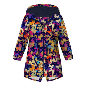 KIDS PARKA (ARIEL) - BUTTERFLIES / colorful - softshell