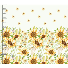 PASTEL SUNFLOWERS PAT. 3 - dress panel 