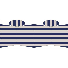 TOTE BAG - STRIPES / NAVY - sewing set