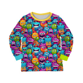 CHILDREN'S PAJAMAS " MIKI" - CRAZY MONSTERS PAT. 3 - sewing set