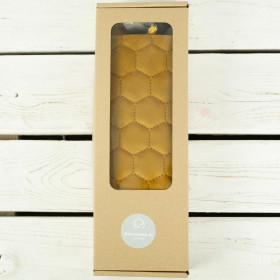 YOGI pencil case - HONEY / honeycomb velour