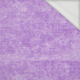 VINTAGE LOOK JEANS (purple) - looped knit fabric