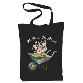 SHOPPER BAG - NO RAIN, NO FLOWER - sewing set