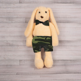 SHORTS + BOW TIE FOR BUNNY - CAMOUFLAGE - sewing set