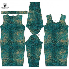 PENCIL DRESS (ALISA) - MEHNDI 2.0 - sewing set