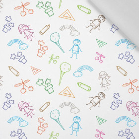 CONTOUR (CHILDREN'S DRAWINGS) - Cotton woven fabric