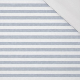 STRIPES 1x1 - acid white/ acid blue - single jersey with elastane 