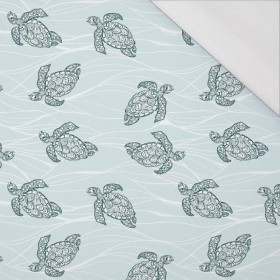 TURTLES / seaweed (BLUE PLANET) - single jersey with elastane 