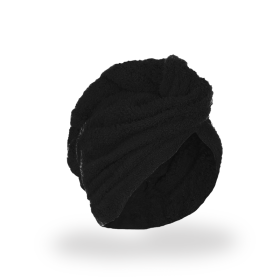HAIR TURBAN - BLACK
