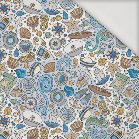 50cm IN THE SEA / white - Viscose jersey