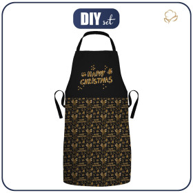 CHRISTMAS APRON - GOLD CHRISTMAS pat. 3