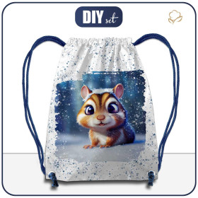 GYM BAG - ANIMATED SQUIRREL - sewing set