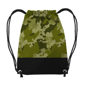 GYM BAG - CAMOUFLAGE PAT. 3 / olive - sewing set