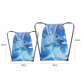 GYM BAG - BLUE NINJA / Choice of sizes