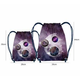 GYM BAG - PLANETS (GALAXY) - sewing set