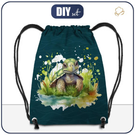 GYM BAG - WATERCOLOR TORTOISE - big