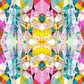 GEOMETRY pat. 1 - Cotton woven fabric