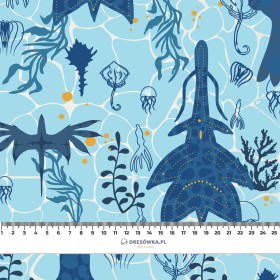 WATER WORLD  / aqua - Waterproof woven fabric
