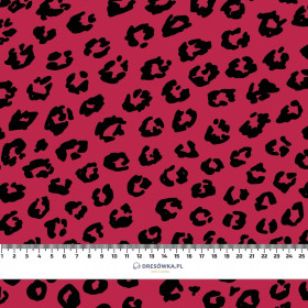 SPOTS PAT. 2 / viva magenta - Waterproof woven fabric