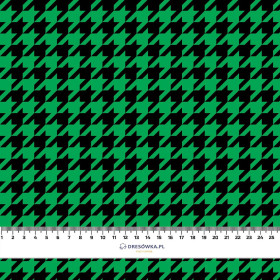 BLACK HOUNDSTOOTH / green