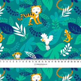 JUNGLE / animals - Cotton woven fabric