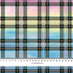CHECK PAT. 12 / rainbow - Cotton woven fabric